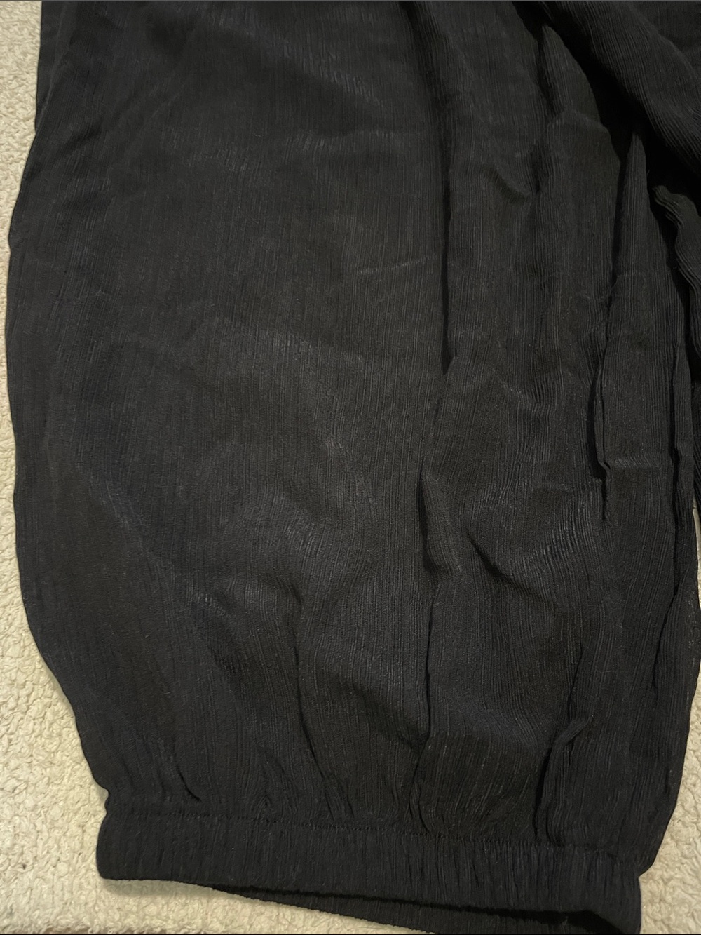 NWT- Old Navy - LP. sheer crinkle harem balloon pant - Picture 5 of 8